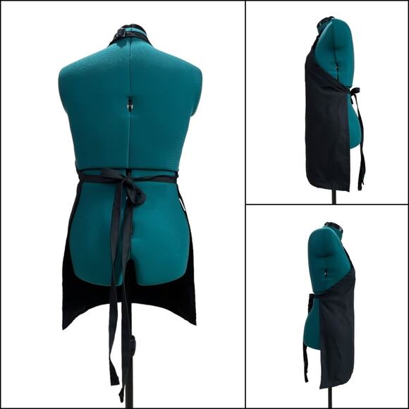 Plantation Quail All Purpose Kitchen Bib Apron Black - Picture 2 of 11